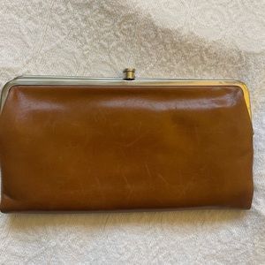 HOBO Brown Leather Wallet